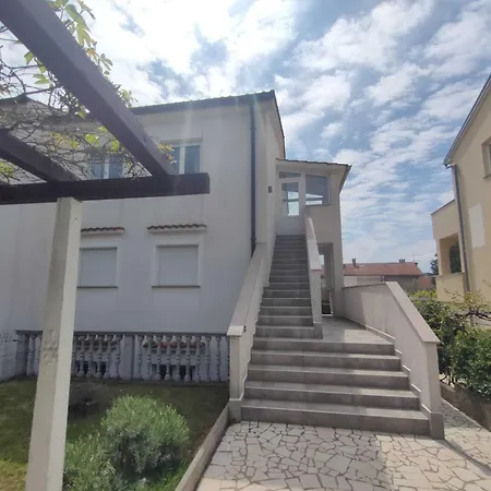 Krk With Sea View And Terrace - Classic Two Bedroom With Sea View Ant Terrace