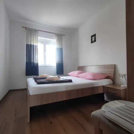 Krk With Sea View And Terrace - Classic Two Bedroom With Sea View Ant Terrace